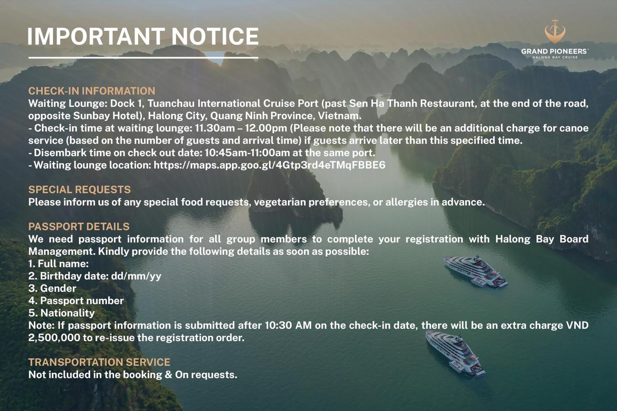 Grand Pioneers Halong Bay Cruise 1 Hotel Ha Long Exterior photo